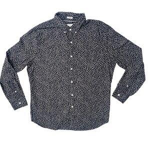 American Eagle Mens XL Button-Up Shirt 100% Cotton Paper‎ Airplanes Deign